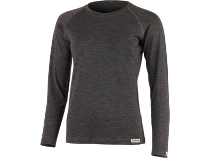 Lasting dámské merino triko ATILA šedá (Velikost XL)