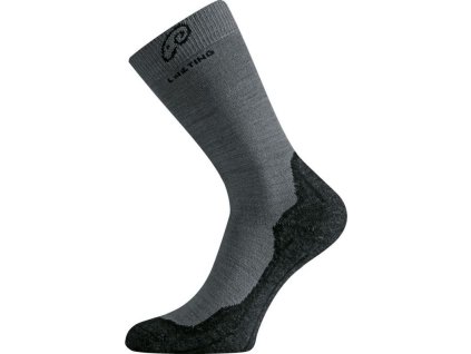 Lasting merino ponožky WHI šedé (Velikost (34-37) S)