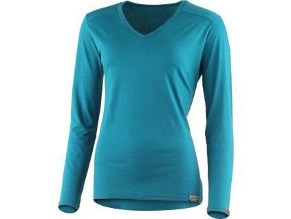 Lasting dámské merino triko EVA modré (Velikost XL)