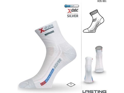 Lasting funkční ponožky XOS bílé