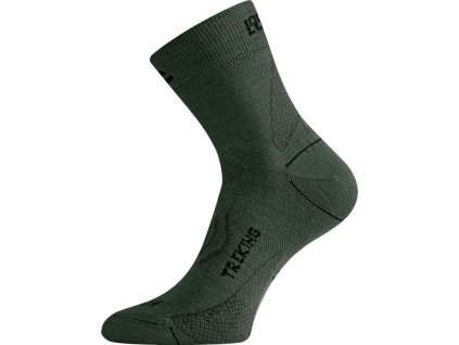 Lasting merino ponožky TNW zelené (Velikost (42-45) L)
