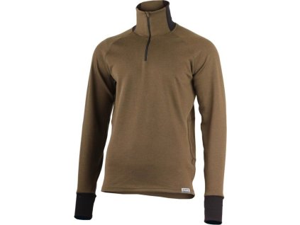 Lasting pánská merino mikina LEO zelená (Velikost L)