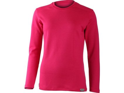 Lasting dámská merino mikina LOTA růžové (Velikost XL)