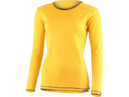 Lasting dámské merino triko MATA žluté