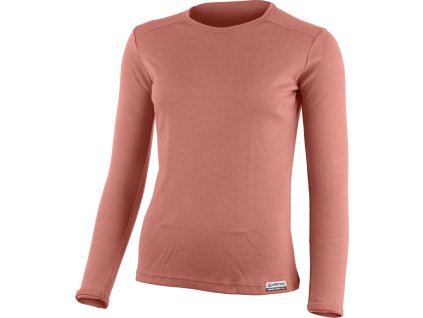 BELA 3333 womens merino long sleeve shirt salmon (Velikost L)