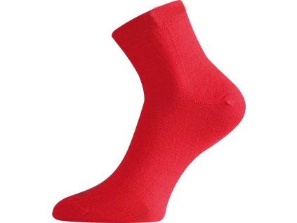 Lasting merino ponožky WAS červené (Velikost (42-45) L)