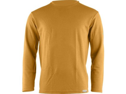 Lasting pánská merino mikina WOLK hořčicová (Obleceni LASTING pánské XL)