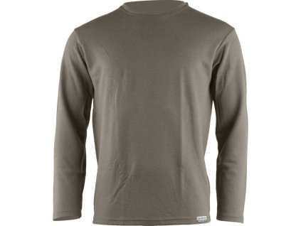 Lasting pánská merino mikina WOLK hnědá (Obleceni LASTING pánské XL)