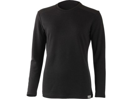 LOTA 9090 womens merino sweatshirt black (Velikost XL)