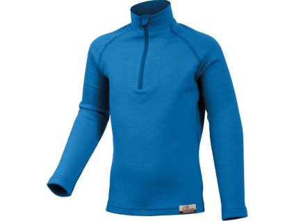 Lasting dětská merino mikina SOLY modrá (Velikost 90)