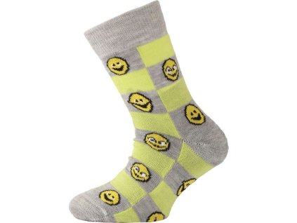 Lasting dětské merino ponožky TJE žluté (Velikost (29-33) XS)