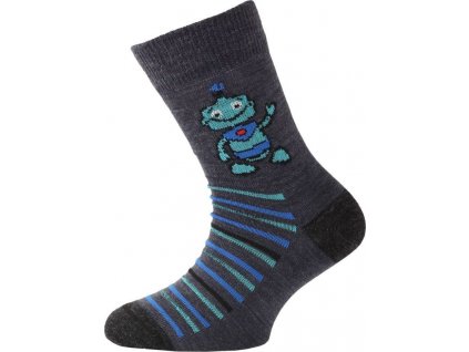 Lasting dětské merino ponožky TJB  modré