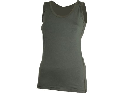 Lasting womens merino sleeveless shirt BARA green (Velikost XL)