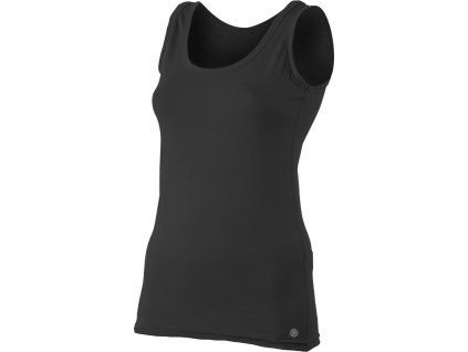 Lasting womens merino sleeveless shirt BARA black (Velikost M)