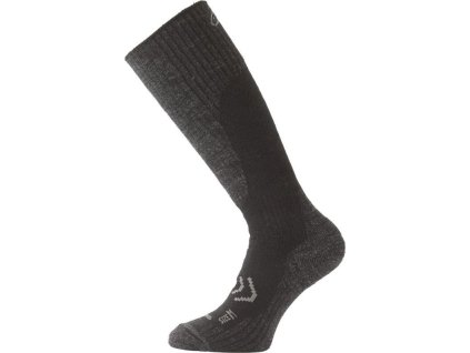 Lasting merino lyžařské podkolenky SKM černé (Velikost (38-41) M)