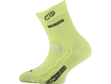 Lasting dětské merino ponožky TJS žluté (Velikost (34-37) S)
