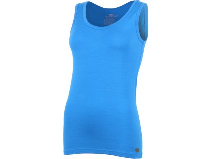 Lasting dámské merino tílko BARA modrá (Velikost M)