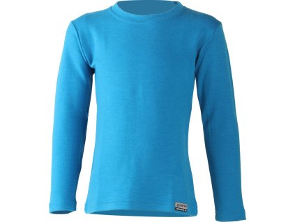 Lasting dětská merino mikina STONY modrá (Velikost 120)