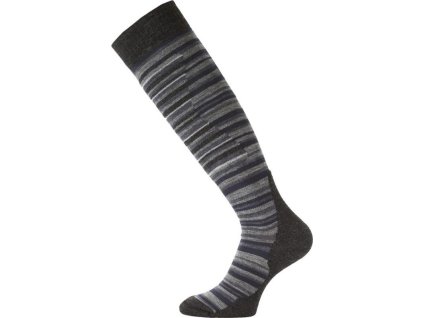 Lasting merino lyžařské podkolenky SWP šedé (Velikost (38-41) M)