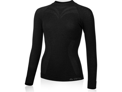 MATALA 9090 womens merino seamless long sleeve shirt black (Velikost L/XL)