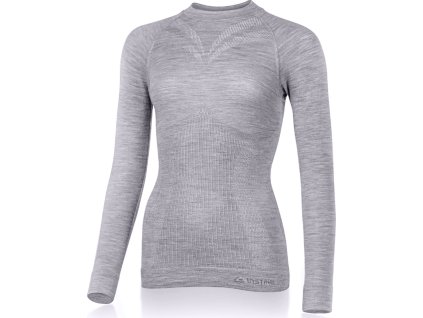 MATALA 8484 womens merino seamless long sleeve shirt grey (Velikost S/M)