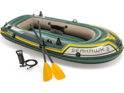 Člun nafukovací SEAHAWK 2 Set INTEX zelená 68347