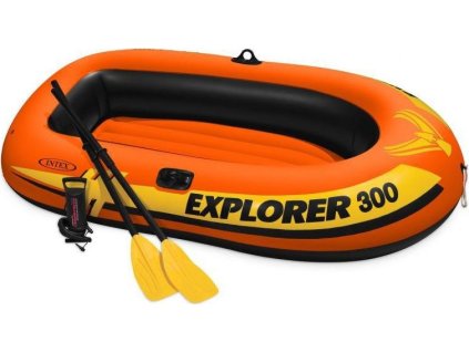 Člun nafukovací EXPLORER PRO 300 Set INTEX červená 58358