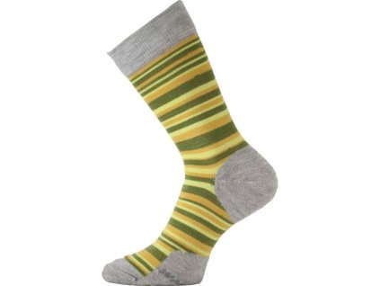 Lasting dámské merino ponožky WWL žluté (Velikost (38-41) M)