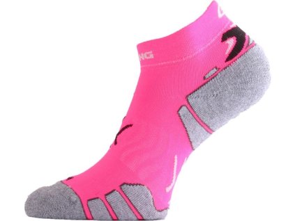 Lasting funkční běžecké ponožky RUN růžové (Velikost (42-45) L)