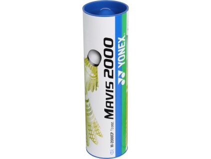 Mavis 2000 badmintonové míčky modrá balení tuba 6 ks