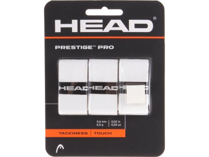 Prestige Pro 3 overgrip omotávka tl. 0,6 mm bílá