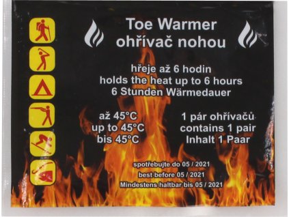 Toe Warmer ohřívač nohou