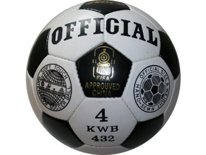 Fotbalový míč OFFICIAL SEDCO KWB32 - 4 bílá 3256
