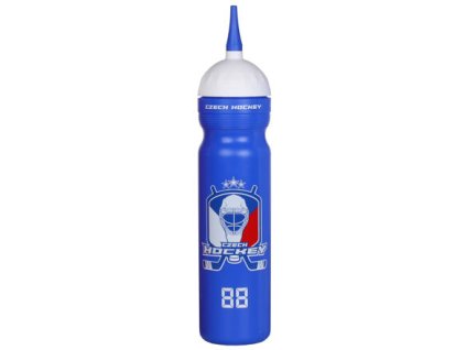 Czech Hockey sportovní láhev s hubicí modrá objem 1000 ml