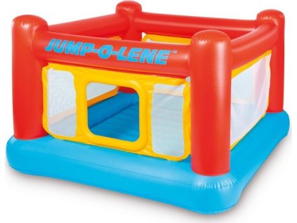 Nafukovací trampolína Intex 48260 žluto/červeno/modrá 174x174x112cm 48260
