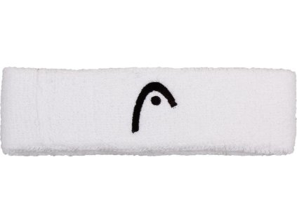 Headband froté čelenka bílá
