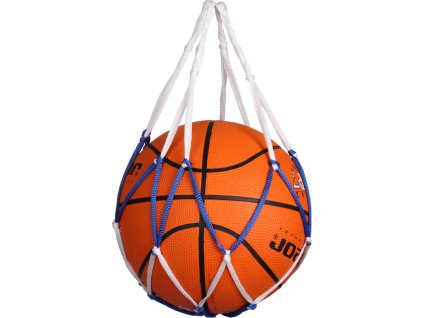 Single Ball Bag síť na míč modrá-bílá