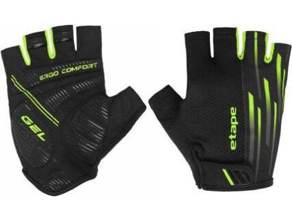 Speed cyklistické rukavice černá-zelená