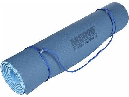 Yoga TPE 6 Double Mat podložka na cvičení modrá-modrá