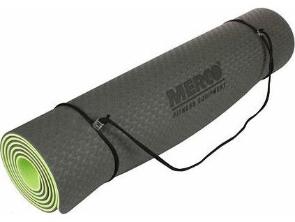 Yoga TPE 6 Double Mat podložka na cvičení černá-zelená