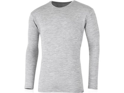 Lasting pánská merino mikina WOLK šedá (Obleceni LASTING pánské L)