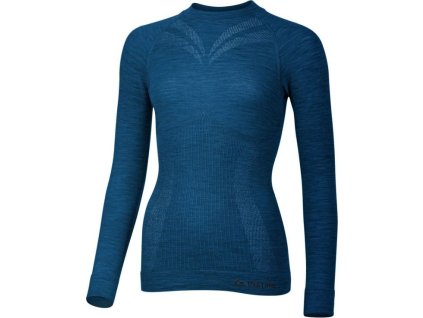 Lasting dámské merino triko MATALA modré (Velikost L/XL)
