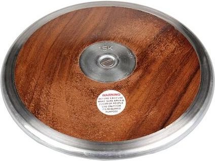 Club dřevěný disk s litinovým rámečkem