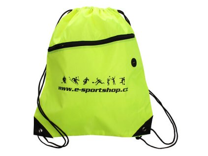 Yoga Bag Logo sportovní taška fluo zelená