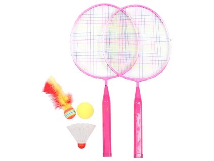 Training Set JR badmintonová sada růžová
