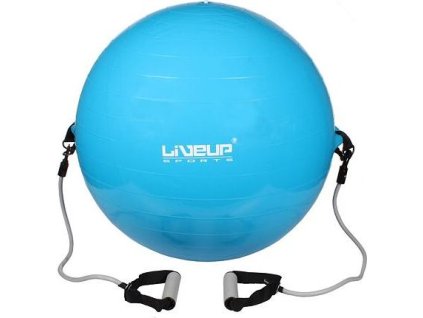Flex LS3227 gymball s expandery modrá balení 1 ks
