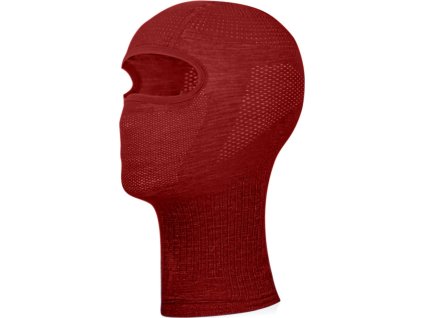 MUKLA  3160 merino seamless balaclava red (Velikost UNI)