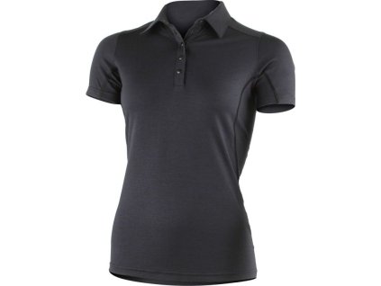 Lasting dámská merino polo košile ERIKA modrá (Velikost XL)