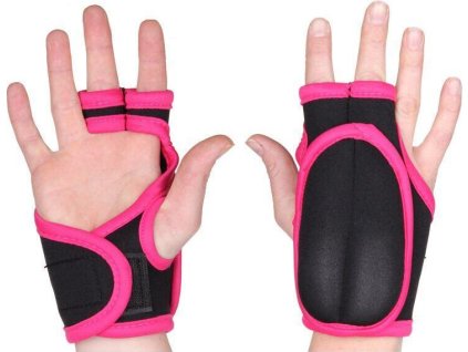 Rukavice na Piloxing černá-růžová