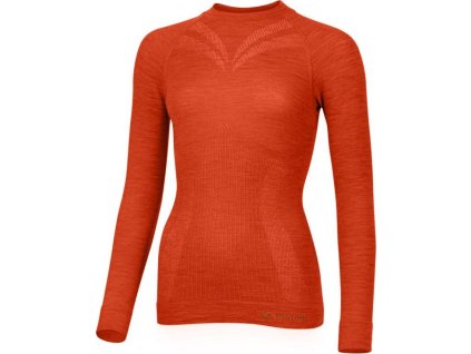 Lasting dámské merino triko MATALA lososová (Velikost L/XL)